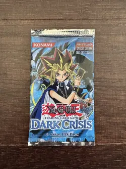 Yu-Gi-Oh Dark Crisis First 1st Edition Booster Pack Favtory Sealed - Image 1