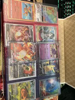 These Are Some Pokemon Cards In Korean And In Japanese And An English Card - Image 1