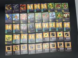 Digimon Collectible Card Game Lot 60+ Bandai 2000s Cards DigiDestined & Digimon - Image 1