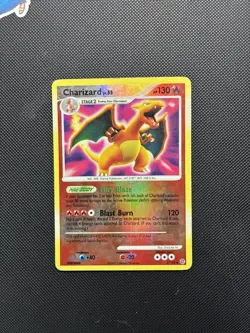 Charizard DPBP#006 Shining Darkness Reverse Holo English Pokemon Card Dmg - Image 1