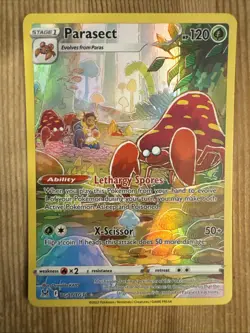 Parasect - TG01/TG30 - Pokemon Lost Origins Trainer Gallery Holo Rare Card NM - Image 1