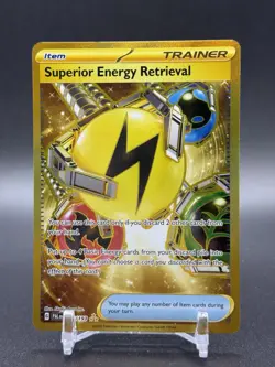 Superior Energy Retrieval 277/193 Sv02: Paldea Evolved Hyper Rare Gold Card - Image 1