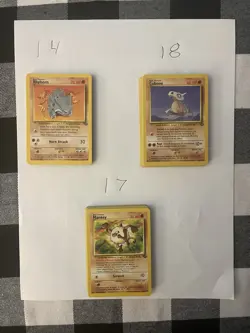 Pokemon TCG Lot Of 49 Jungle Unlimited Common Cards MP-LP - Image 1