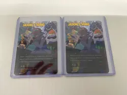 D-Spirits Kickstarter Exclusive 2x Holo Jason's Song Promo Card Near Mint RARE! - Image 1