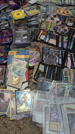 HUGE Pokemon, Magic, And More Lot! Ex, Holo, Rare, Vintage! 1000's Of Cards - Image 4
