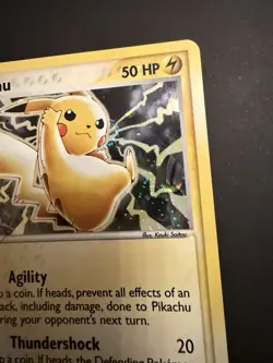 Pokemon Pikachu Black Star Promo 012 E-Reader Holo Card 2003 WOTC LP - Image 5