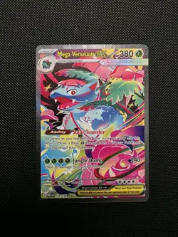 Mega Venusaur EX SIR 177/132 Mega Evolution English Pokemon TCG Near Mint Card - Image 1