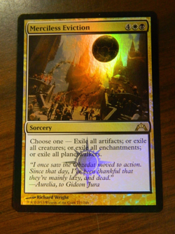 MTG Gate Crash Foil Rare Merciless Eviction Excellent - NM - Image 1