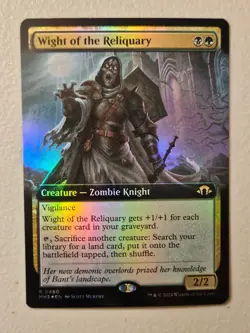 MTG | Wight of the Reliquary (Extended Art) FOIL | (NM) Modern Horizons 3 - Image 1