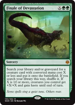 1 x Finale of Devastation - War of the Spark - Light Play - MTG - Image 1