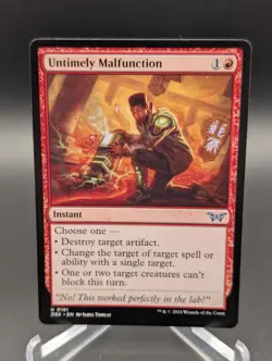 Untimely Malfunction Duskmourn: House of Horror Regular - Image 1