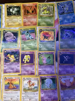 Pokemon Wizards Of The Coast Vintage Lot 34 Non Holo Rares - Image 3