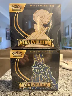 Pokemon TCG Mega Evolution Elite Trainer Box ETB Bundle Both Factory Sealed - Image 1