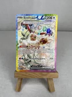 Pokemon TCG Eevee EX 167/131 Prismatic Evolutions SiR Special Illustration Rare - Image 1