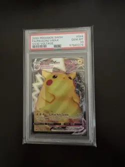 Pokemon Pikachu TCG VMAX Vivid Voltage 044/185 Regular Ultra Rare - Image 1