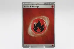 Pokemon Fire Energy Reverse Holo Shrouded Fable NM 002 - Image 1