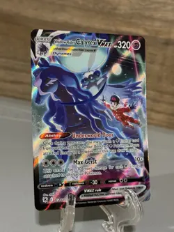 Pokemon Shadow Rider Calyrex VMAX TG18/TG30 Astral Radiance Full Art Gallery - Image 3