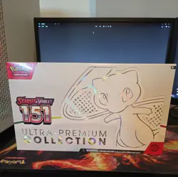 Pokemon Scarlet & Violet 151 Mew Ultra Premium Collection Box UPC Factory Sealed - Image 1