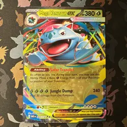 Pokemon TCG Mega Venusaur EX 003/132 Mega Evolution Ultra Rare - Image 1