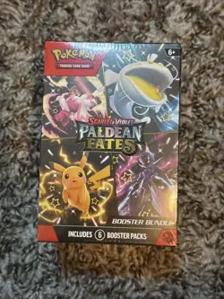 Pokemon TCG Scarlet & Violet Paldean Fates Booster Bundle - Image 1