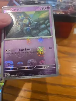 Golett (Master Ball Pattern) 042/086Sv: Black Bolt Holo NM - Image 2
