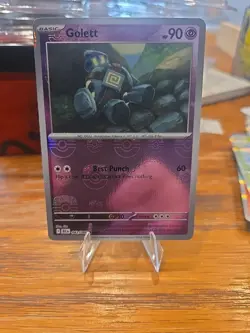 Golett (Master Ball Pattern) 042/086Sv: Black Bolt Holo NM - Image 3