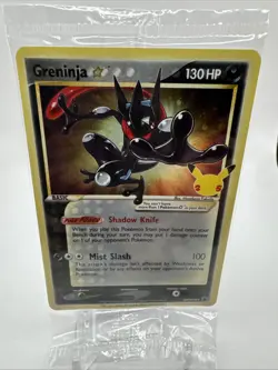 Pokemon Celebrations GRENINJA Gold Star Sealed Black Star Promo SWSH144 MINT! - Image 1