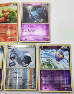 2010 POKEMON HEARTGOLD & SOULSILVER UNDAUNTED REVERSE HOLO LOT OF 7 NM-MP - Image 2