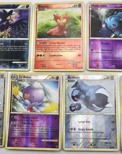 2010 POKEMON HEARTGOLD & SOULSILVER UNDAUNTED REVERSE HOLO LOT OF 7 NM-MP - Image 3