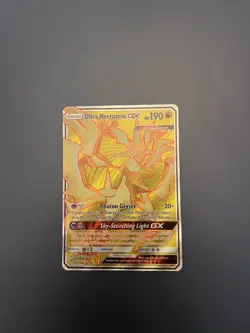 Pokemon TCG Ultra Necrozma GX Full Art 127/131 Forbidden Light Holo Sun and Moon - Image 1