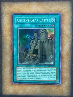 Yugioh Ancient Gear Castle SOI-EN047 Super Rare NM - Image 1