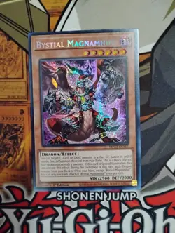 YuGiOh Bystial Magnamhut MP23-EN157 Prismatic Secret Rare - Image 1