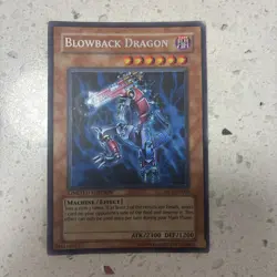 Yugioh - Blowback Dragon Secret Rare MC2-EN005 MP - Image 1