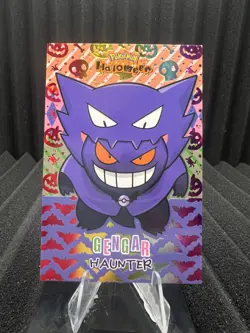 Gengar Haunter Poncho - Rainbow Holo Box Hit - Halloween Card Database - Pokemon - Image 1