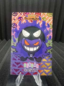 Gengar Gastly Poncho - Rainbow Holo Box Hit - Halloween Card Database - Pokemon - Image 1