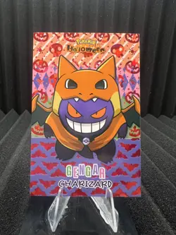 Gengar Charizard Poncho - Red Holo Box Hit - Halloween Card Database - Pokemon - Image 1