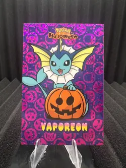Vaporeon - Purple Holo Box Hit - Halloween Card Database - Pokemon - Image 1