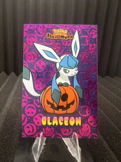 Glaceon - Purple Holo Box Hit - Halloween Card Database - Pokemon - Image 1