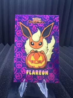 Flareon - Purple Holo Box Hit - Halloween Card Database - Pokemon - Image 1