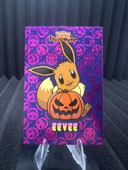 Eevee - Purple Holo Box Hit - Halloween Card Database - Pokemon - Image 1