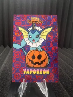 Vaporeon - Red Holo Box Hit - Halloween Card Database - Pokemon - Image 1
