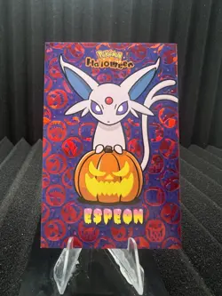 Espeon - Red Holo Box Hit - Halloween Card Database - Pokemon - Image 1