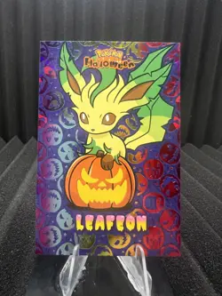 Leafeon - Rainbow Holo Box Hit - Halloween Card Database - Pokemon - Image 1