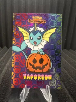 Vaporeon - Rainbow Holo Box Hit - Halloween Card Database - Pokemon - Image 1