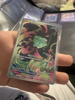 Bulbasaur Stamped Promo Card 133/132 Pokemon TCG Mega Evolution NM Near Mint - Image 1