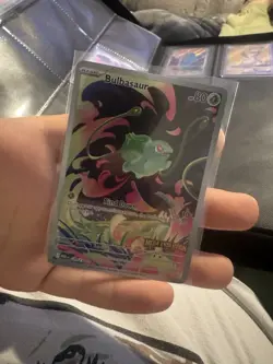 Bulbasaur Stamped Promo Card 133/132 Pokemon TCG Mega Evolution NM Near Mint - Image 2