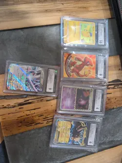 Graded Pokemon Card Collection - Assorted Slabs CGC and AGS - Image 1