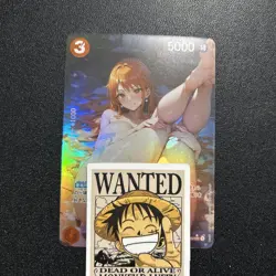 Nami One Piece Sexy Anime Waifu Goddess Story Lewd Holo Card - Image 1