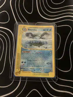 Blastoise 4/165 Holo Rare - Expedition Set - Vintage Pokemon Card - MP Condition - Image 1