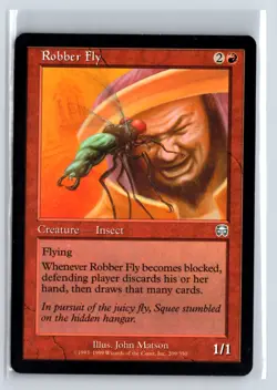 (2X) Robber Fly - Mercadian Masques - MTG Magic the Gathering Card - Image 1